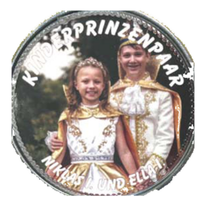 Karnevalsanstecker 6110KA mit Emblem