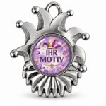Karnevalsorden 60 mm – Karnevalsorden 547KA, Ausführung silberfarben