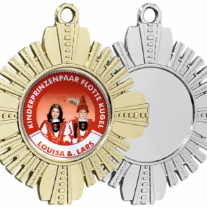 Karnevalsorden 597KA in Gold und Silber mit Emblem