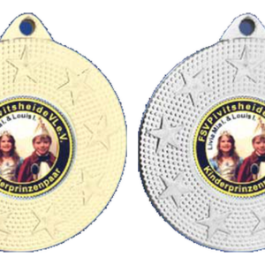 Karnevalsorden 598KA in Gold und Silber mit Emblem