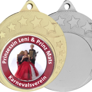 Karnevalsorden 818KA in Gold und Silber mit Emblem