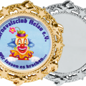 Karnevalsorden 874KA in Gold und Silber mit Emblem